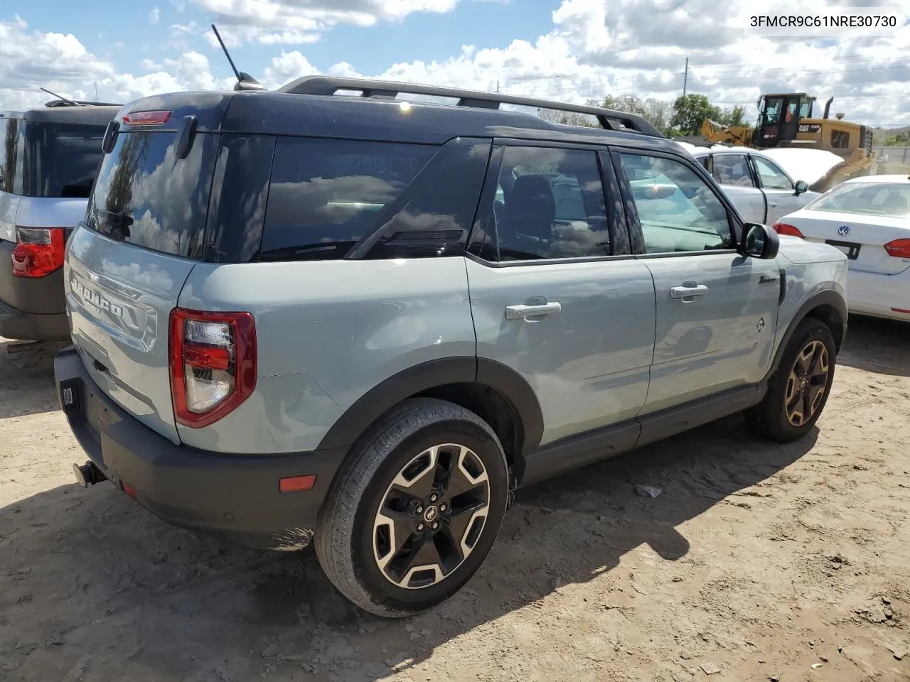 2022 Ford Bronco Sport Outer Banks VIN: 3FMCR9C61NRE30730 Lot: 74173234