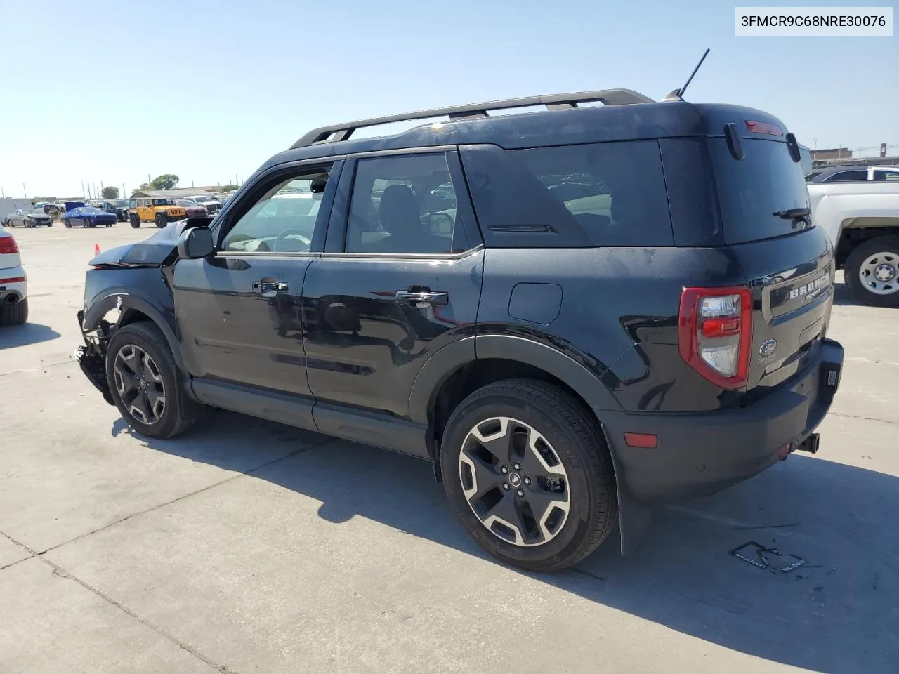 2022 Ford Bronco Sport Outer Banks VIN: 3FMCR9C68NRE30076 Lot: 74253624