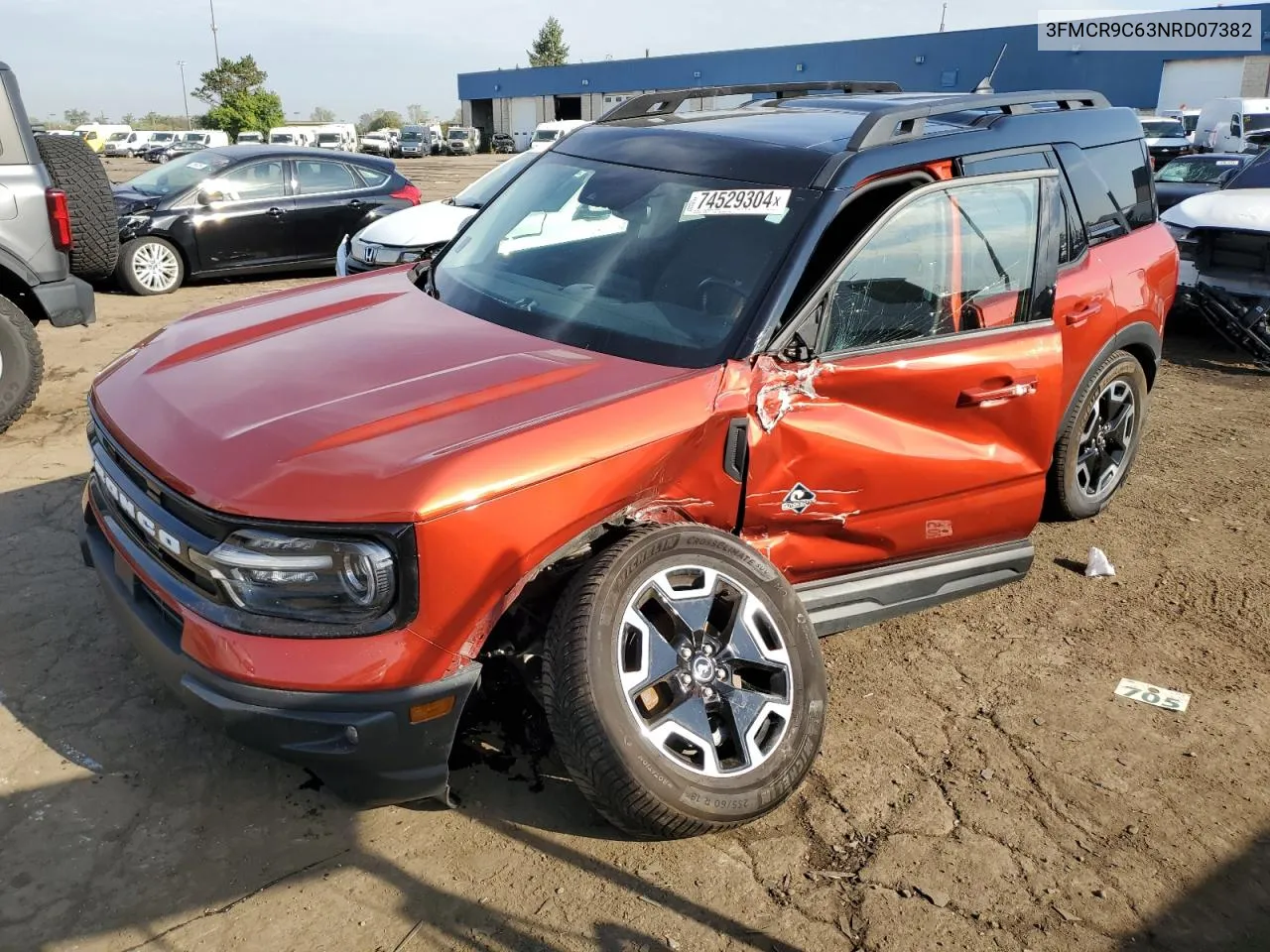 3FMCR9C63NRD07382 2022 Ford Bronco Sport Outer Banks