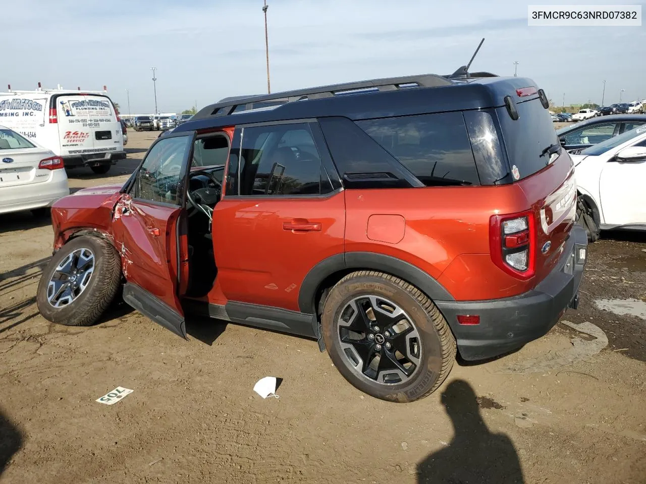 2022 Ford Bronco Sport Outer Banks VIN: 3FMCR9C63NRD07382 Lot: 74529304