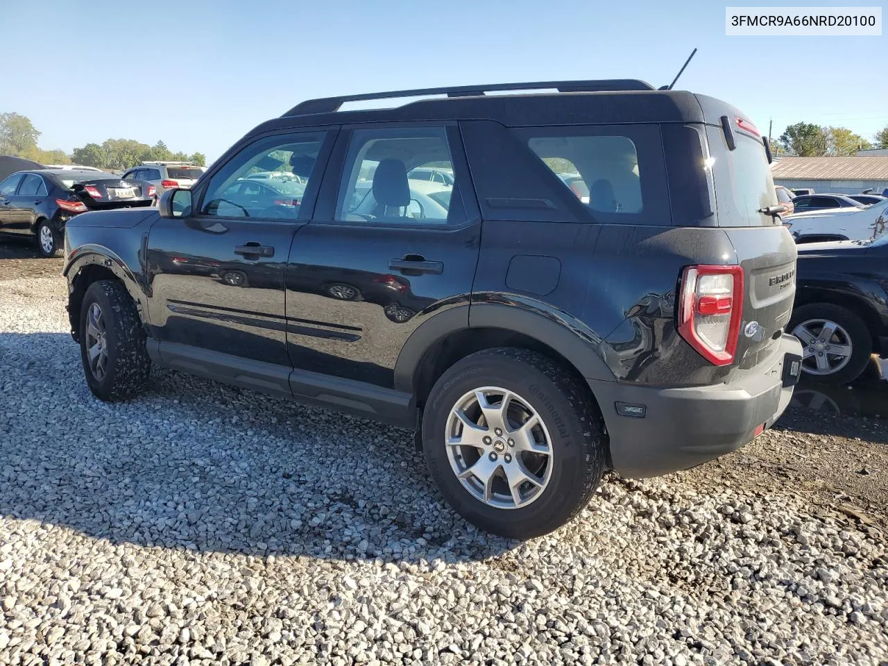 2022 Ford Bronco Sport VIN: 3FMCR9A66NRD20100 Lot: 74581884