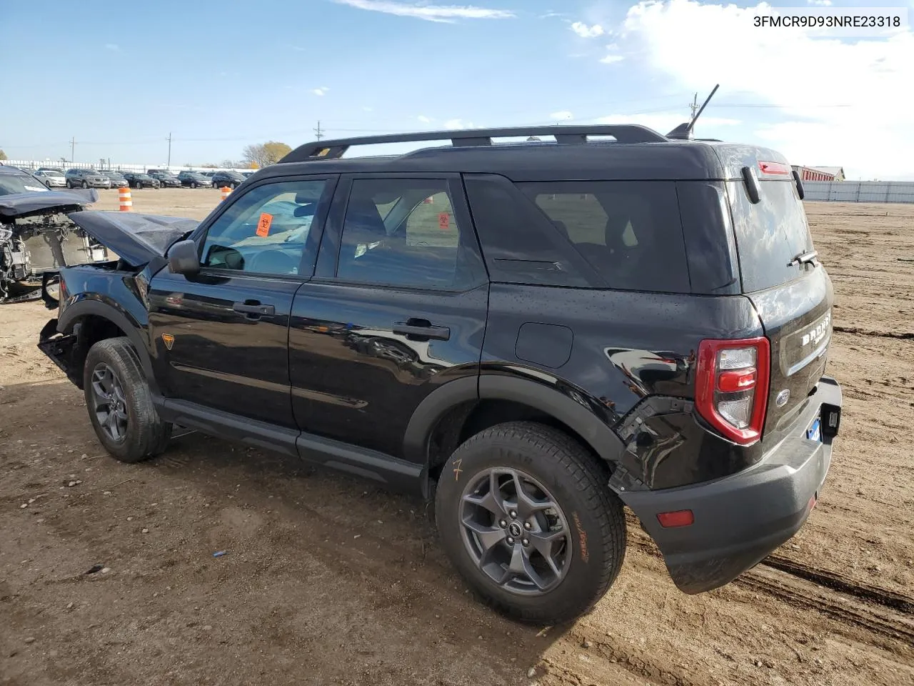 2022 Ford Bronco Sport Badlands VIN: 3FMCR9D93NRE23318 Lot: 75027924