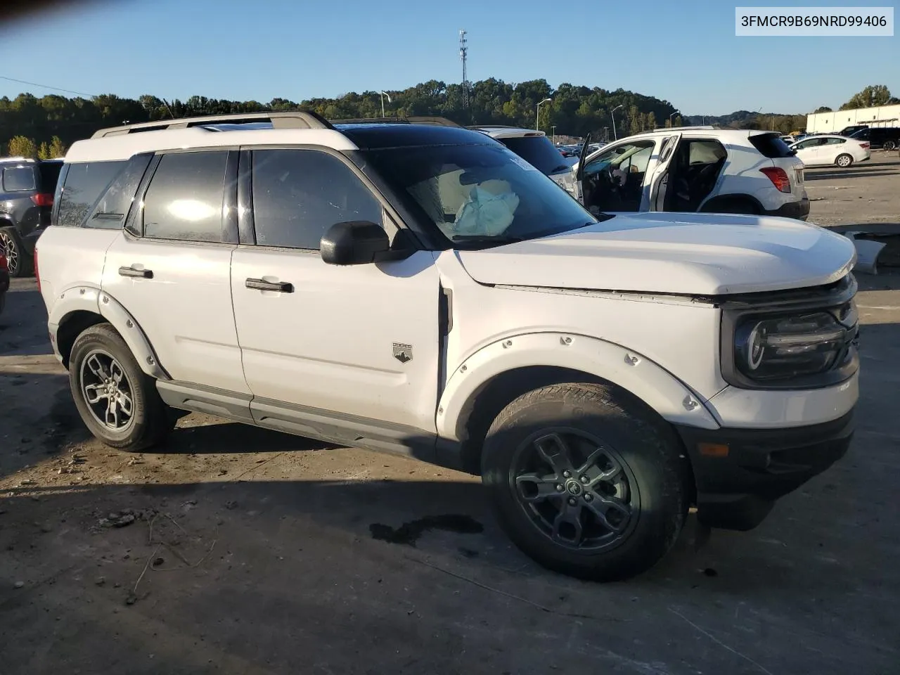 2022 Ford Bronco Sport Big Bend VIN: 3FMCR9B69NRD99406 Lot: 75107624