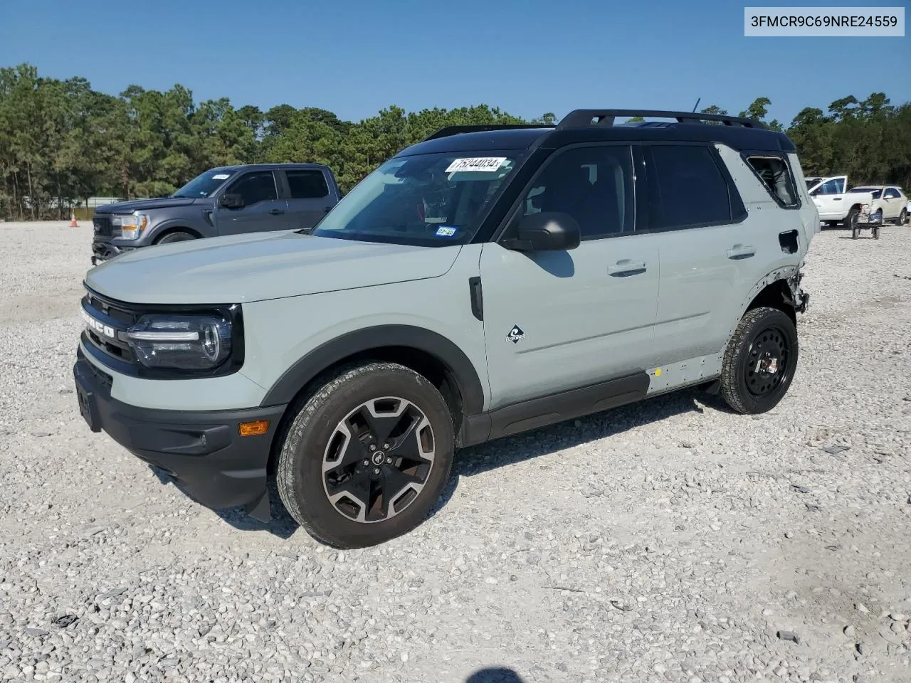 2022 Ford Bronco Sport Outer Banks VIN: 3FMCR9C69NRE24559 Lot: 75244034