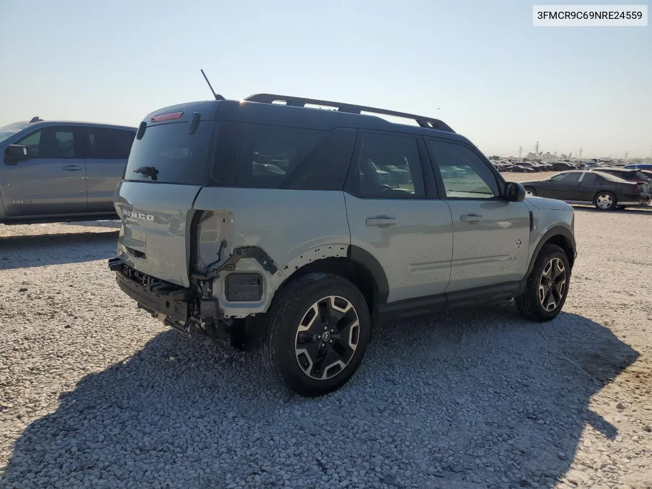 2022 Ford Bronco Sport Outer Banks VIN: 3FMCR9C69NRE24559 Lot: 75244034