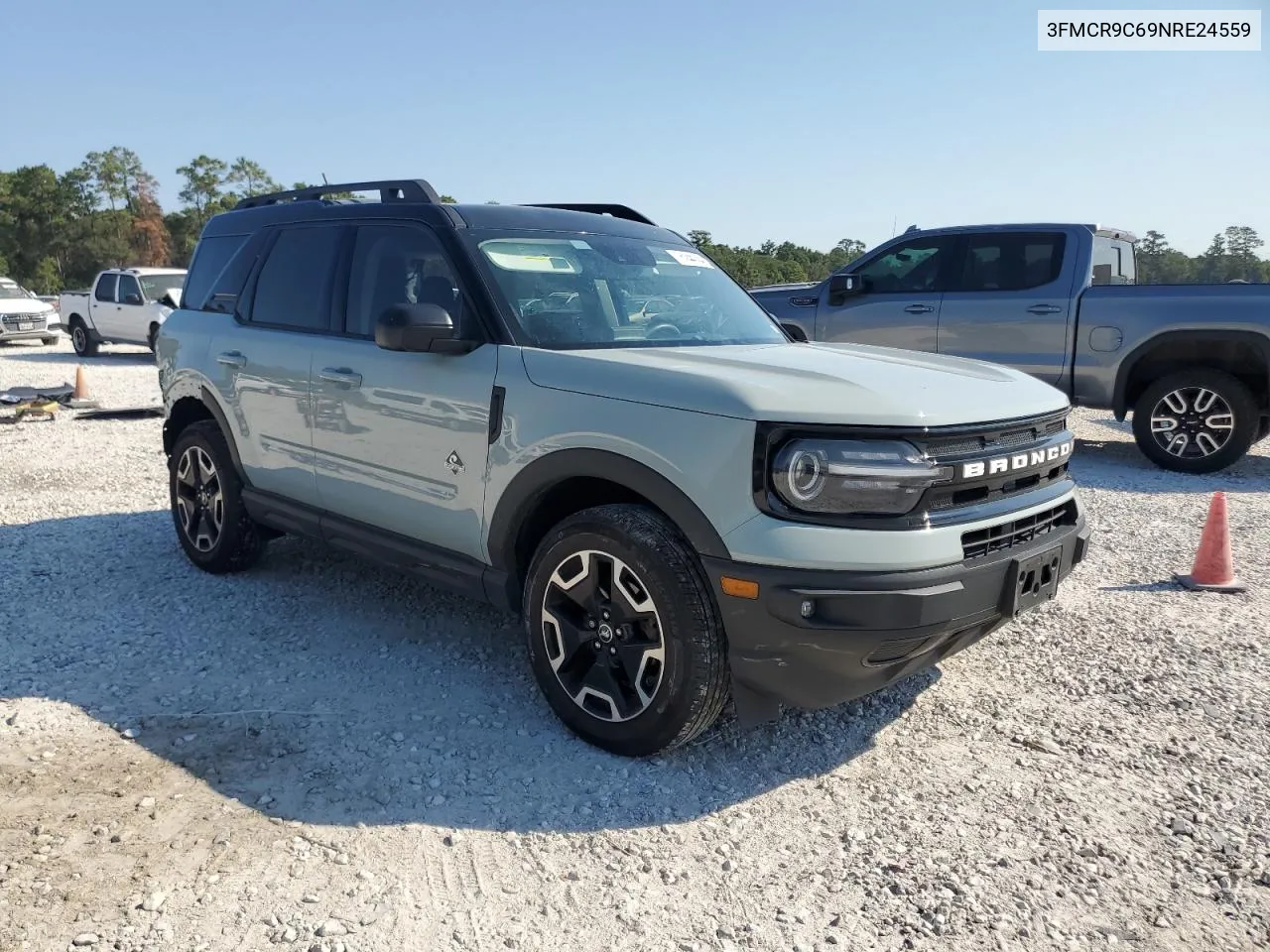 2022 Ford Bronco Sport Outer Banks VIN: 3FMCR9C69NRE24559 Lot: 75244034