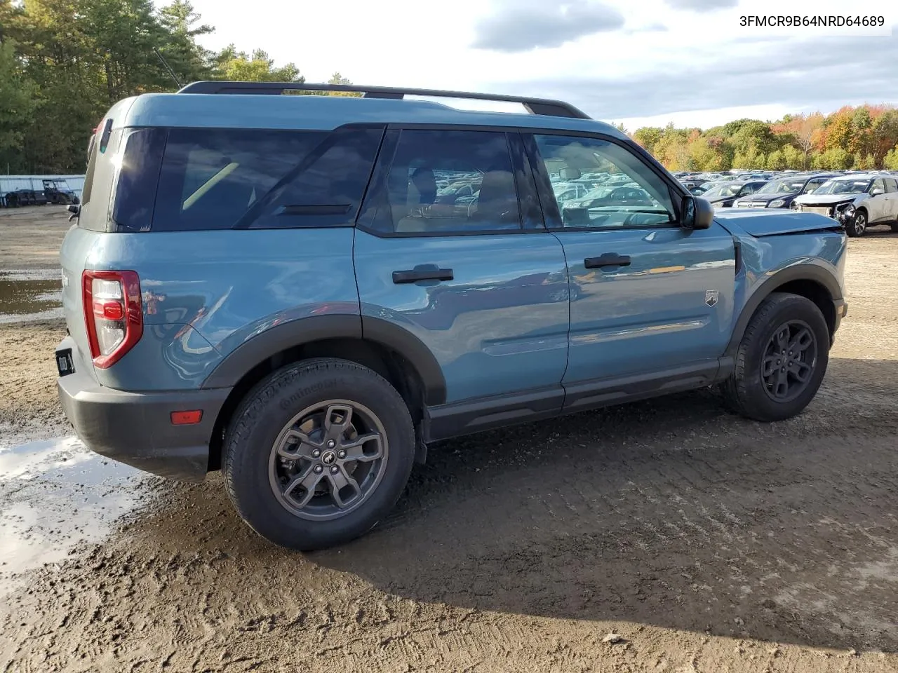 2022 Ford Bronco Sport Big Bend VIN: 3FMCR9B64NRD64689 Lot: 75311924