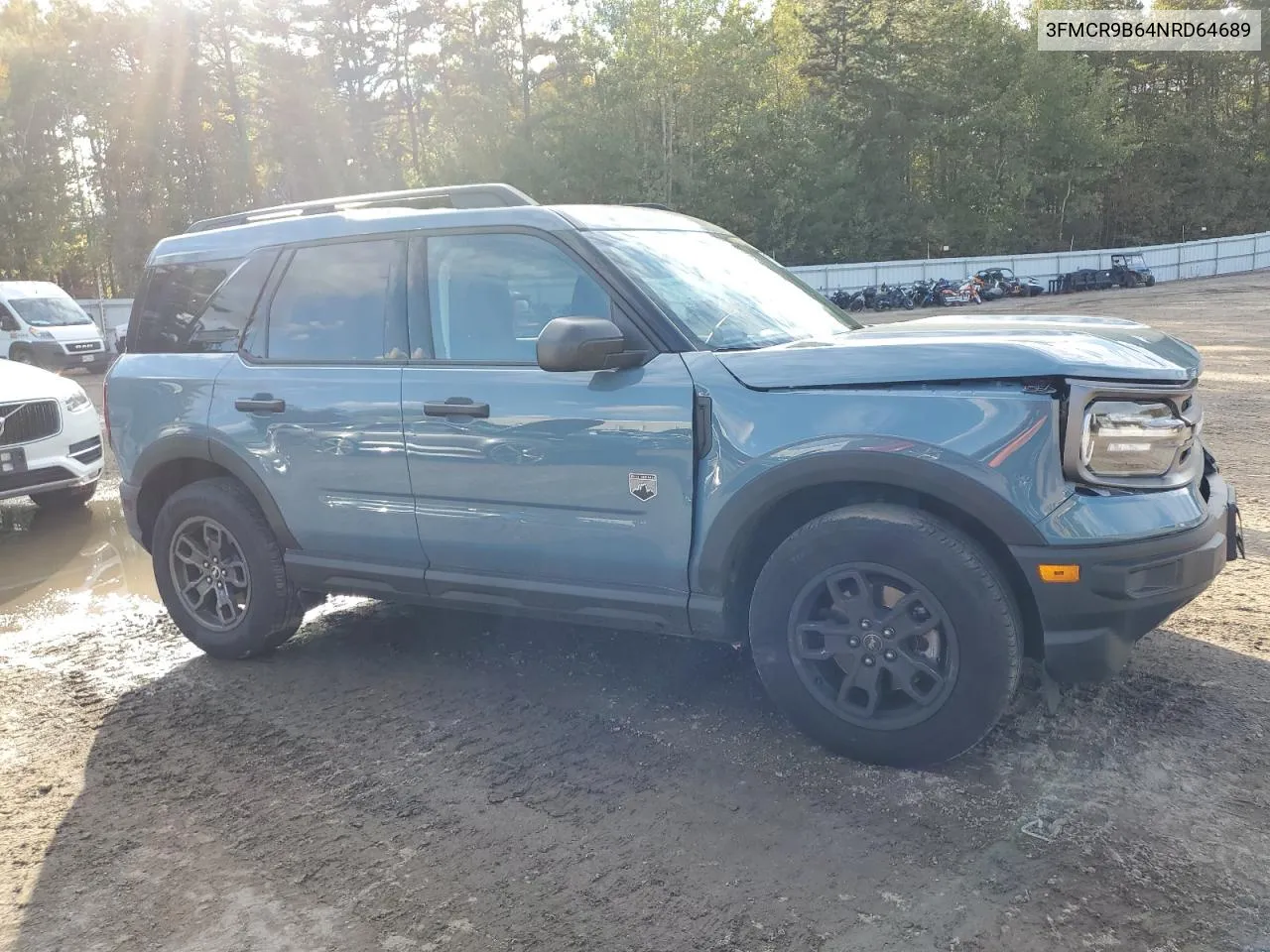 2022 Ford Bronco Sport Big Bend VIN: 3FMCR9B64NRD64689 Lot: 75311924