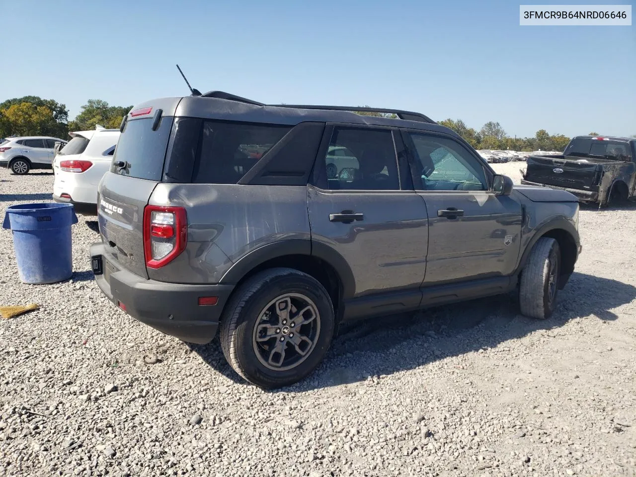 2022 Ford Bronco Sport Big Bend VIN: 3FMCR9B64NRD06646 Lot: 75415874