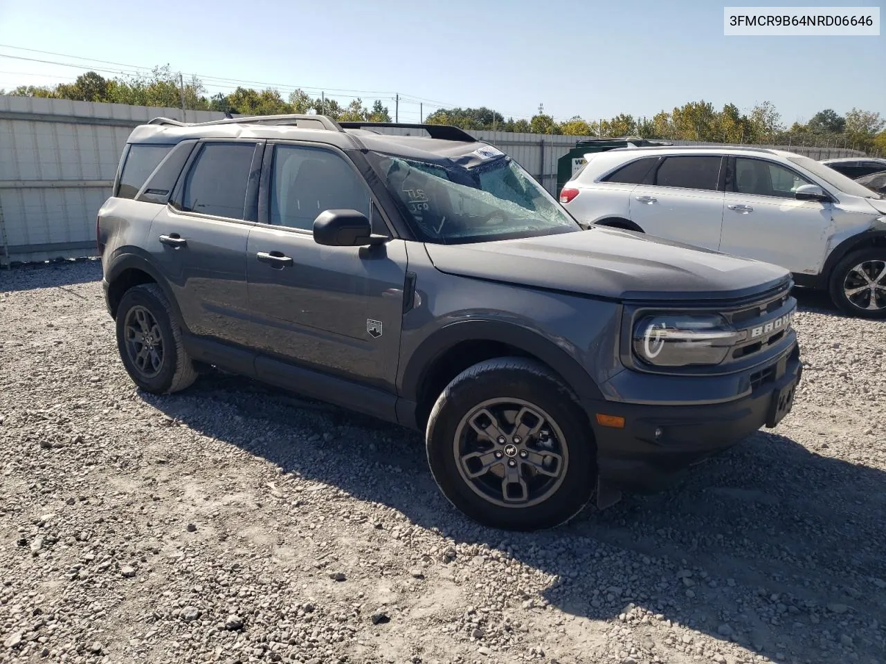 2022 Ford Bronco Sport Big Bend VIN: 3FMCR9B64NRD06646 Lot: 75415874