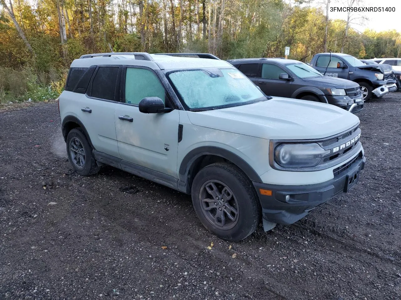 2022 Ford Bronco Sport Big Bend VIN: 3FMCR9B6XNRD51400 Lot: 75502754