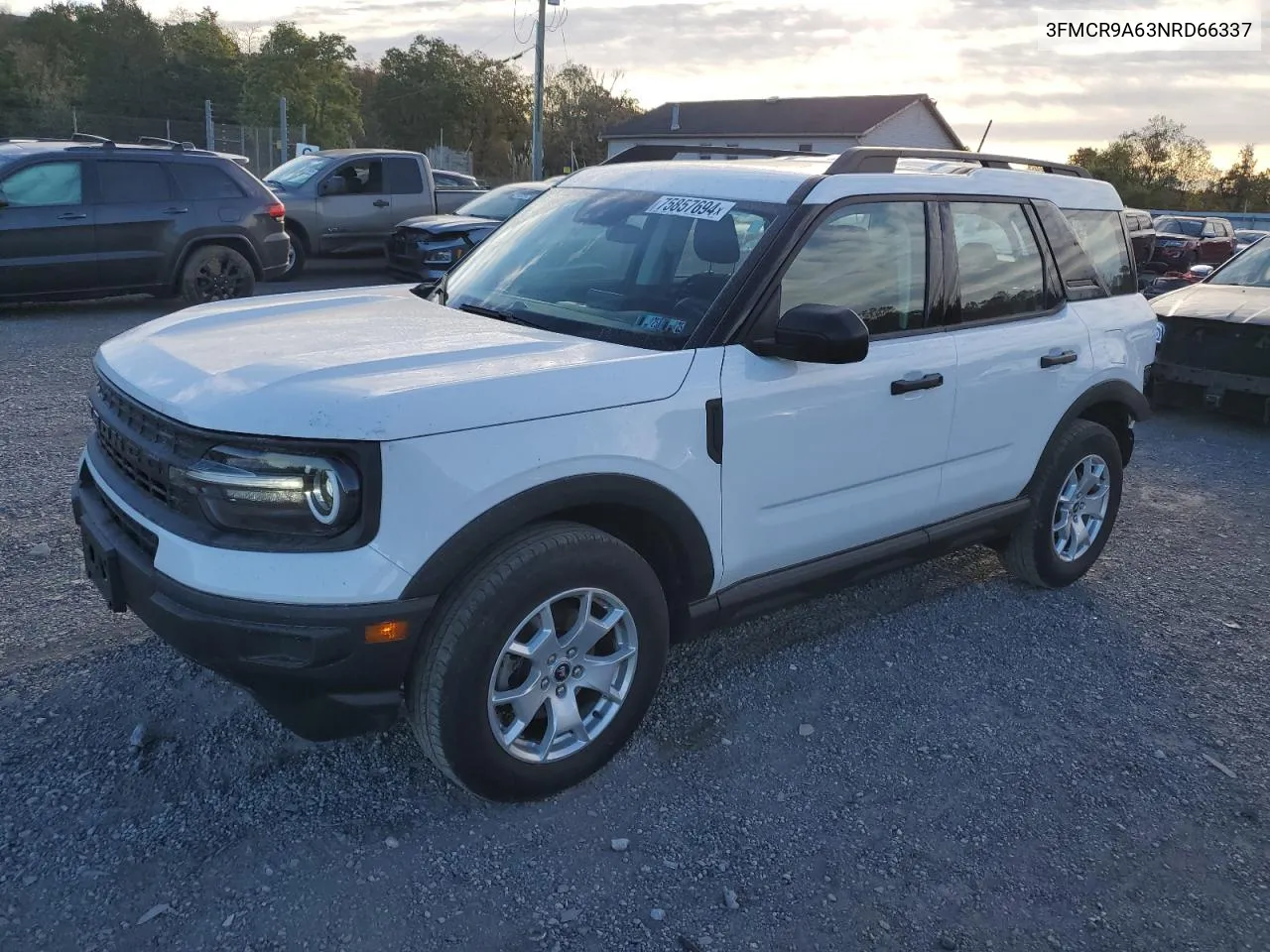 2022 Ford Bronco Sport VIN: 3FMCR9A63NRD66337 Lot: 75857694