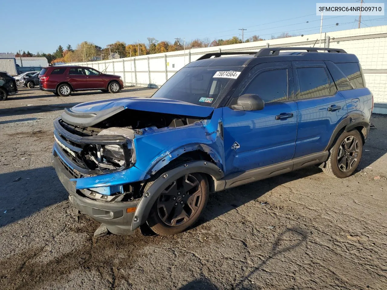 2022 Ford Bronco Sport Outer Banks VIN: 3FMCR9C64NRD09710 Lot: 75874564