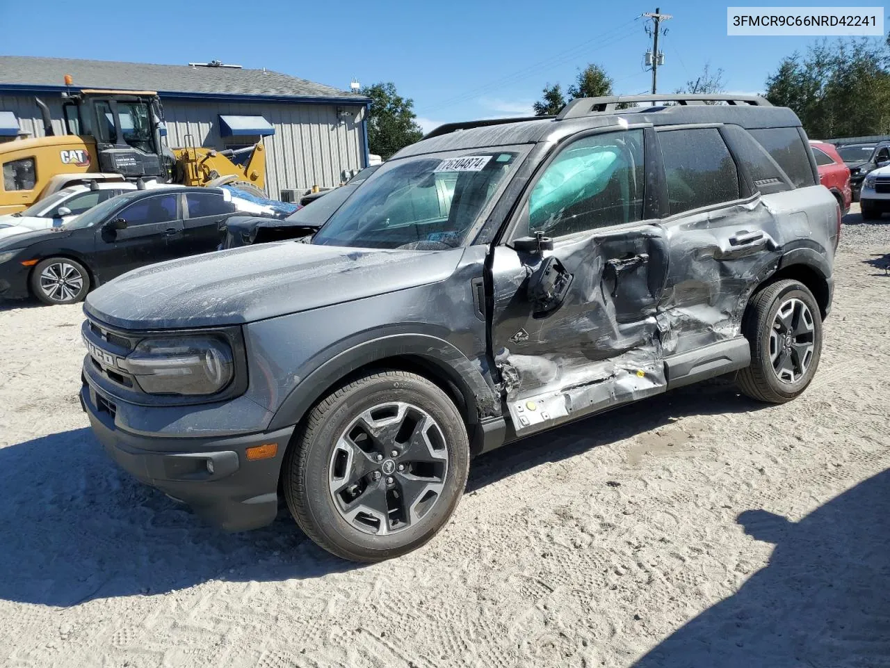 2022 Ford Bronco Sport Outer Banks VIN: 3FMCR9C66NRD42241 Lot: 76104874