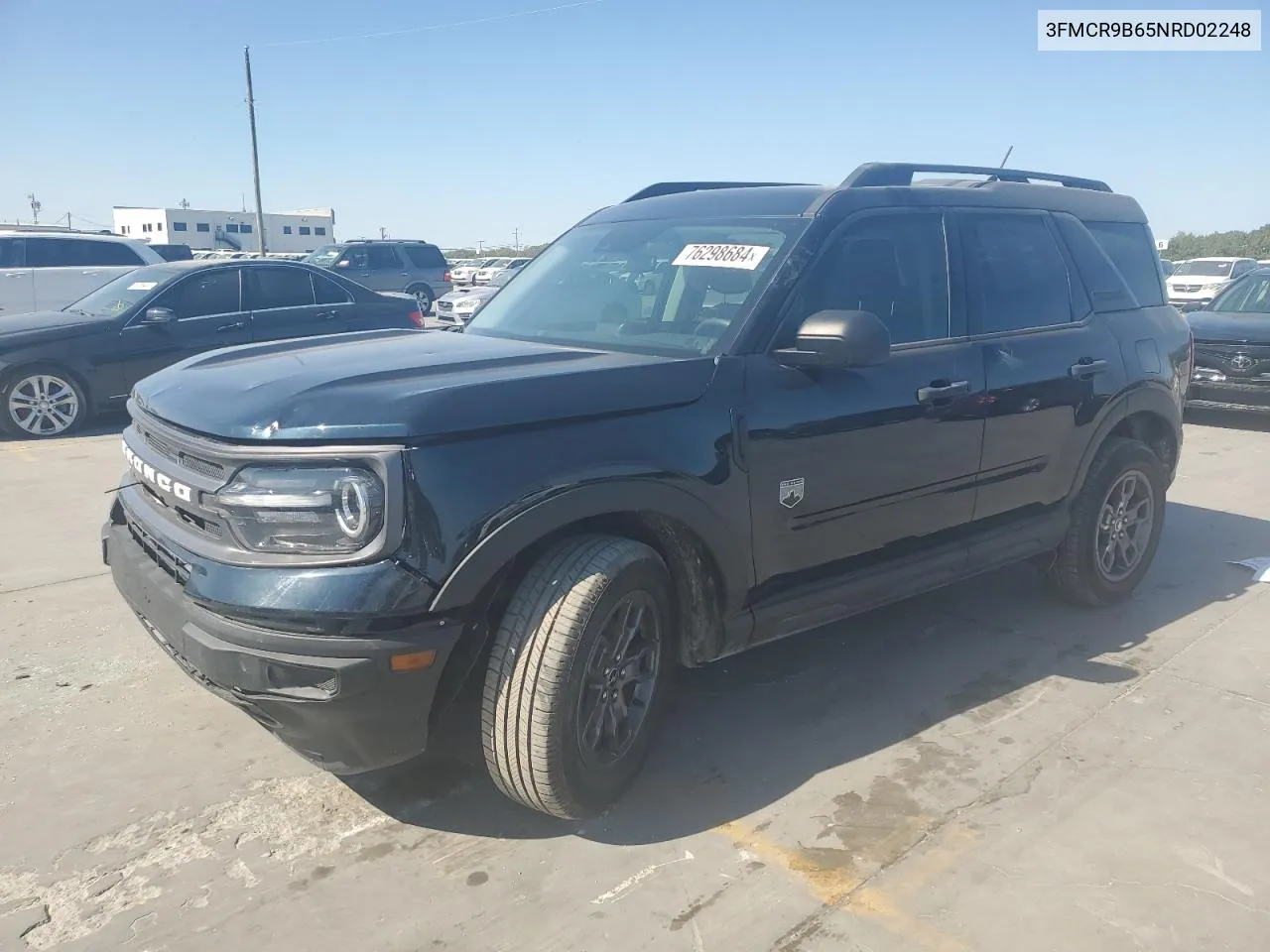 2022 Ford Bronco Sport Big Bend VIN: 3FMCR9B65NRD02248 Lot: 76298684