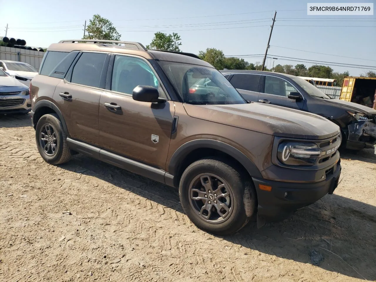 2022 Ford Bronco Sport Big Bend VIN: 3FMCR9B64NRD71769 Lot: 76318504