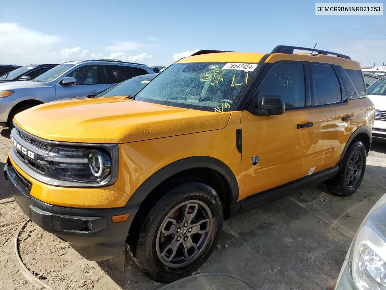 2022 Ford Bronco Sport Big Bend VIN: 3FMCR9B65NRD21253 Lot: 76543424