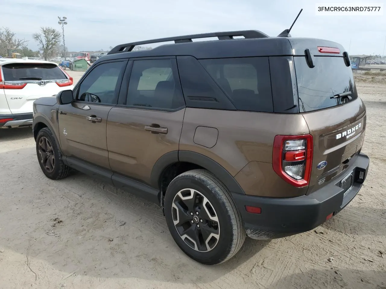 2022 Ford Bronco Sport Outer Banks VIN: 3FMCR9C63NRD75777 Lot: 77126434