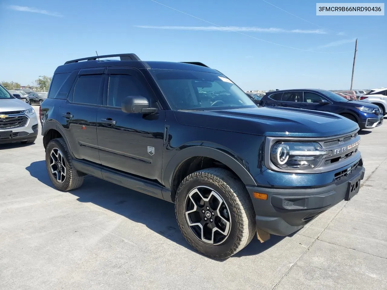 2022 Ford Bronco Sport Big Bend VIN: 3FMCR9B66NRD90436 Lot: 77136454