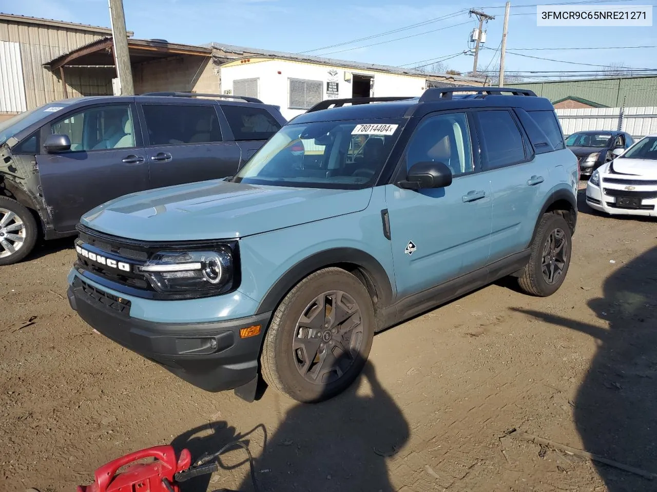 2022 Ford Bronco Sport Outer Banks VIN: 3FMCR9C65NRE21271 Lot: 78014404