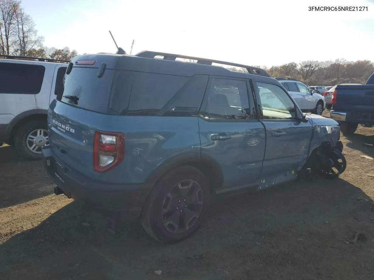 2022 Ford Bronco Sport Outer Banks VIN: 3FMCR9C65NRE21271 Lot: 78014404