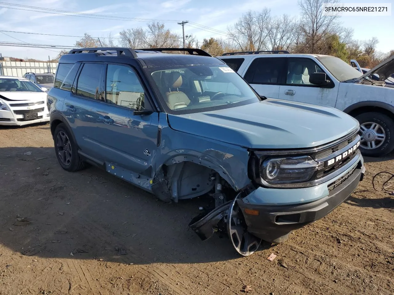 2022 Ford Bronco Sport Outer Banks VIN: 3FMCR9C65NRE21271 Lot: 78014404