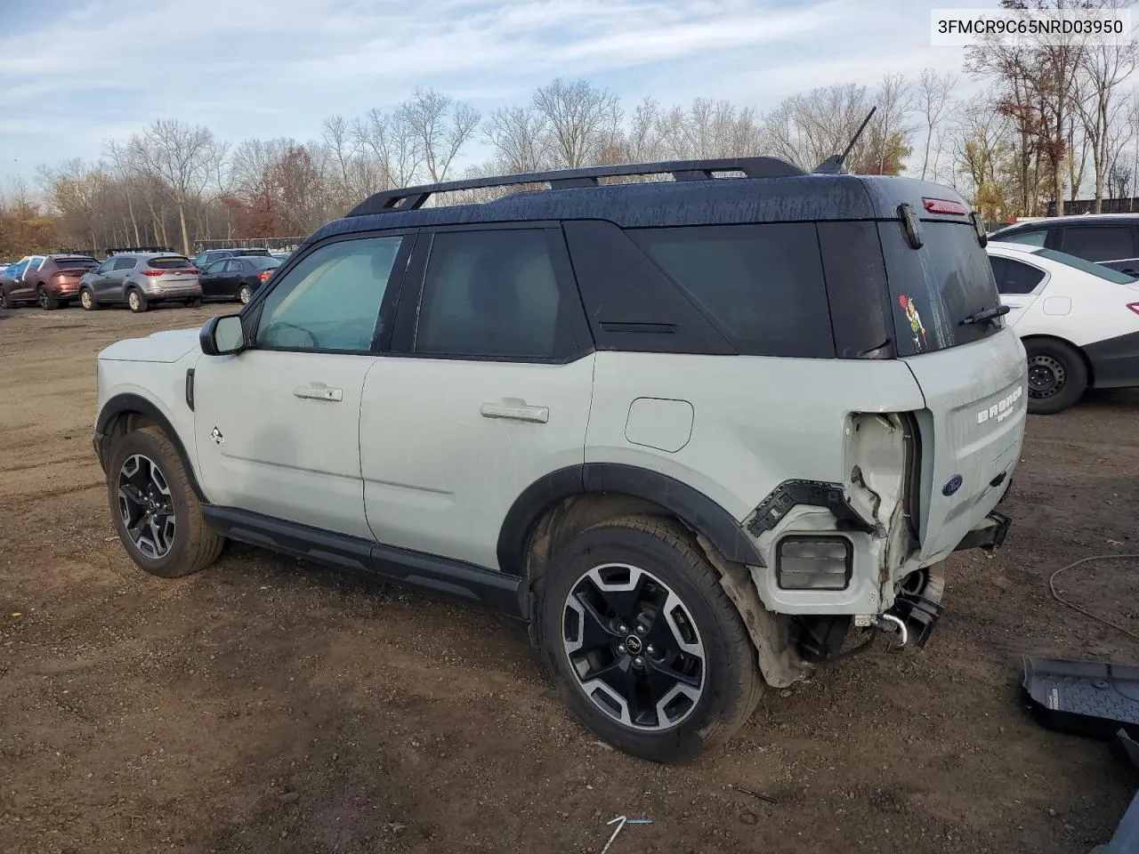 2022 Ford Bronco Sport Outer Banks VIN: 3FMCR9C65NRD03950 Lot: 78132124