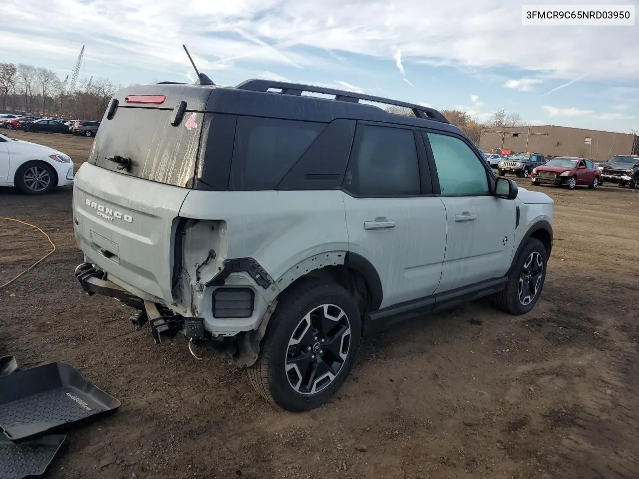 2022 Ford Bronco Sport Outer Banks VIN: 3FMCR9C65NRD03950 Lot: 78132124