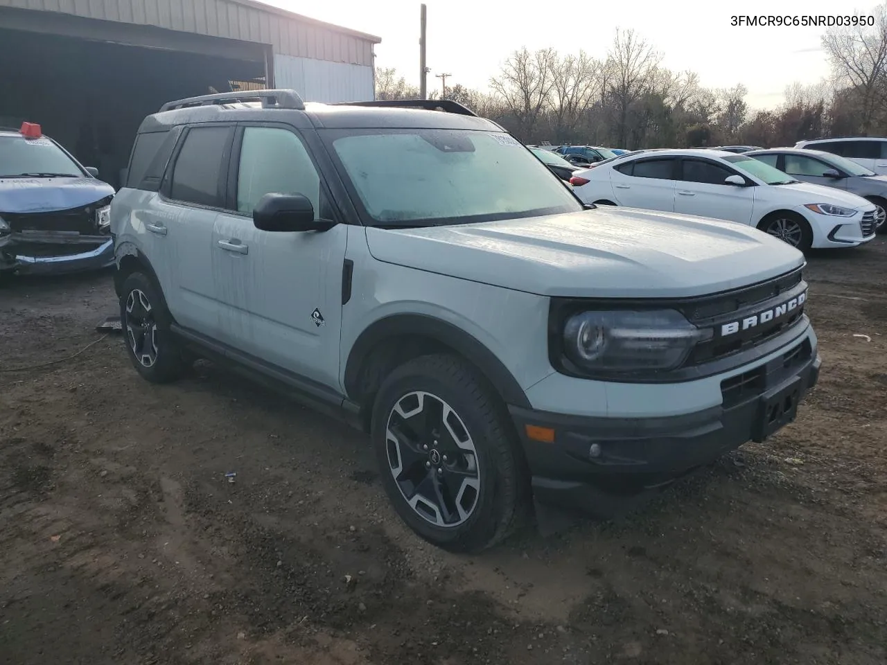 2022 Ford Bronco Sport Outer Banks VIN: 3FMCR9C65NRD03950 Lot: 78132124