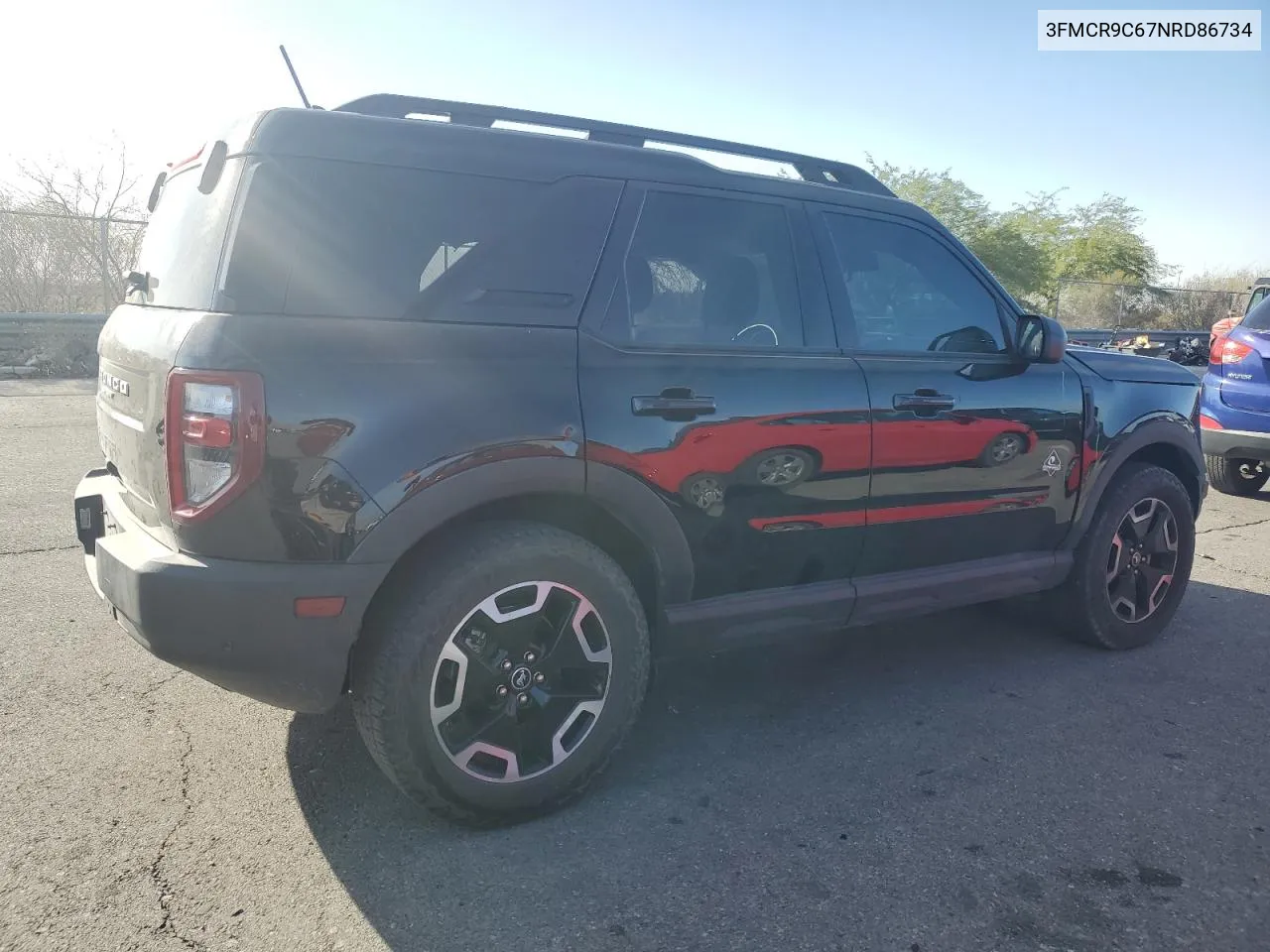 2022 Ford Bronco Sport Outer Banks VIN: 3FMCR9C67NRD86734 Lot: 78278294