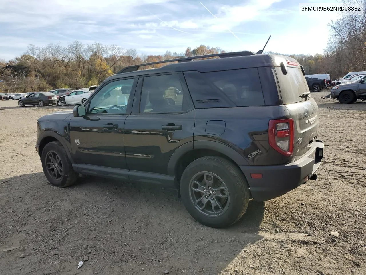 2022 Ford Bronco Sport Big Bend VIN: 3FMCR9B62NRD08332 Lot: 78481134