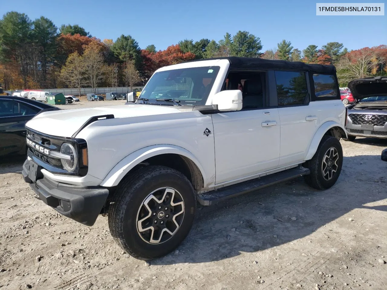 2022 Ford Bronco Base VIN: 1FMDE5BH5NLA70131 Lot: 78517904