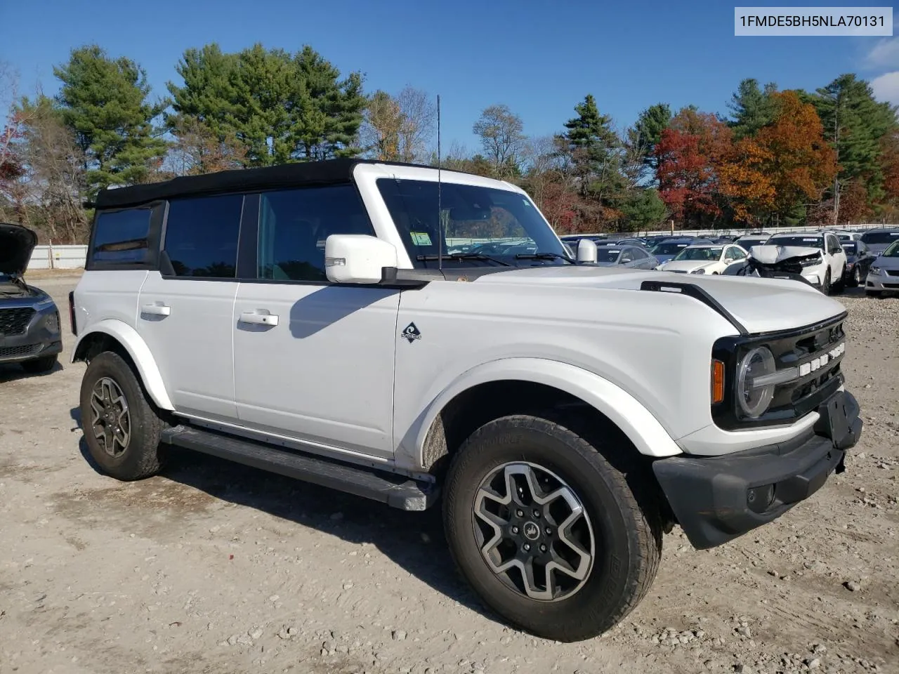 2022 Ford Bronco Base VIN: 1FMDE5BH5NLA70131 Lot: 78517904