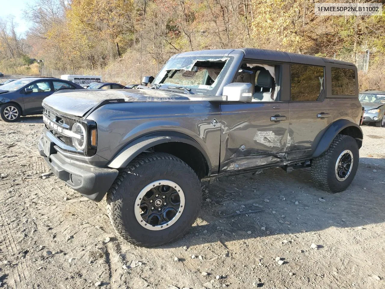 2022 Ford Bronco Base VIN: 1FMEE5DP2NLB11002 Lot: 78661624