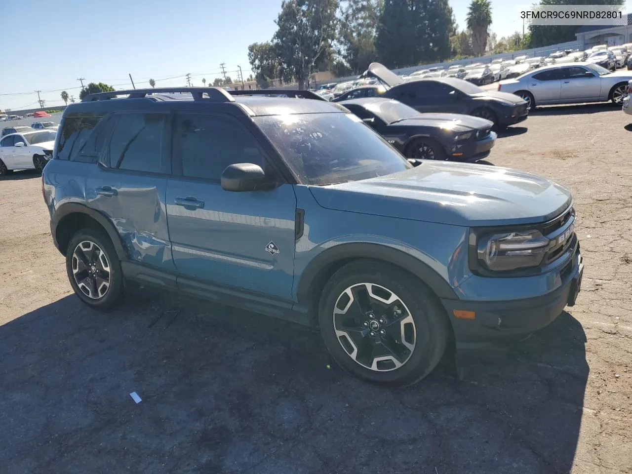 2022 Ford Bronco Sport Outer Banks VIN: 3FMCR9C69NRD82801 Lot: 79023504