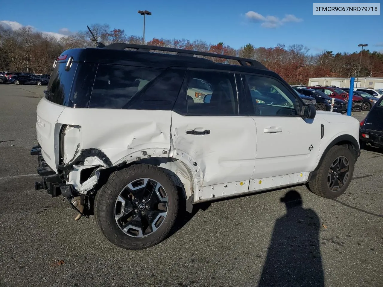 2022 Ford Bronco Sport Outer Banks VIN: 3FMCR9C67NRD79718 Lot: 79683674