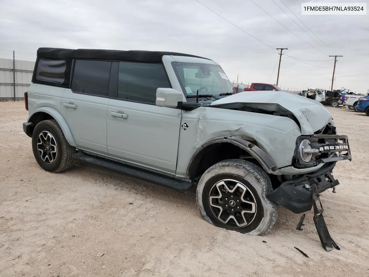 2022 Ford Bronco Base VIN: 1FMDE5BH7NLA93524 Lot: 79910764