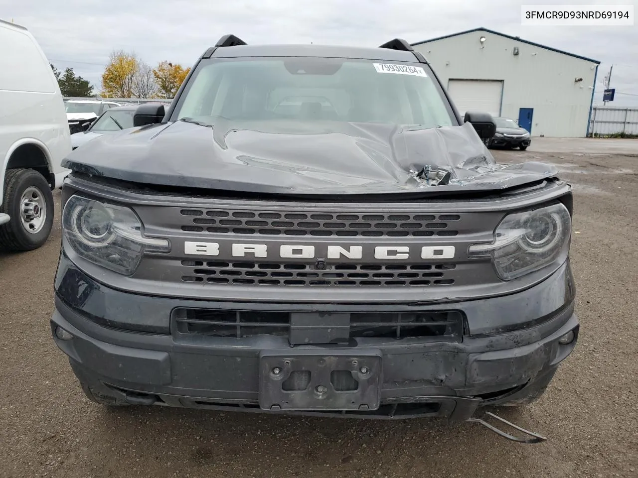 2022 Ford Bronco Sport Badlands VIN: 3FMCR9D93NRD69194 Lot: 79930264