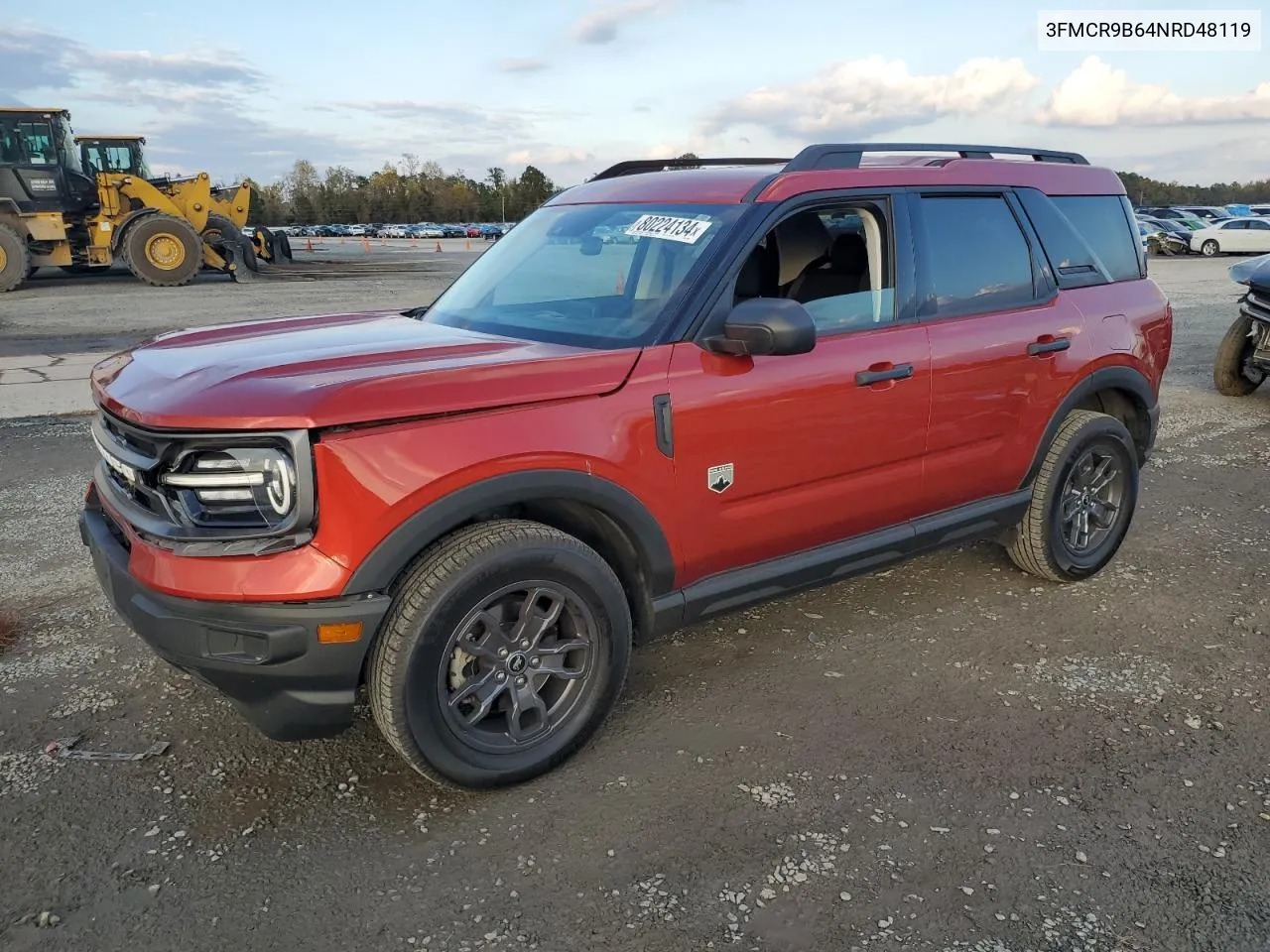 2022 Ford Bronco Sport Big Bend VIN: 3FMCR9B64NRD48119 Lot: 80224134