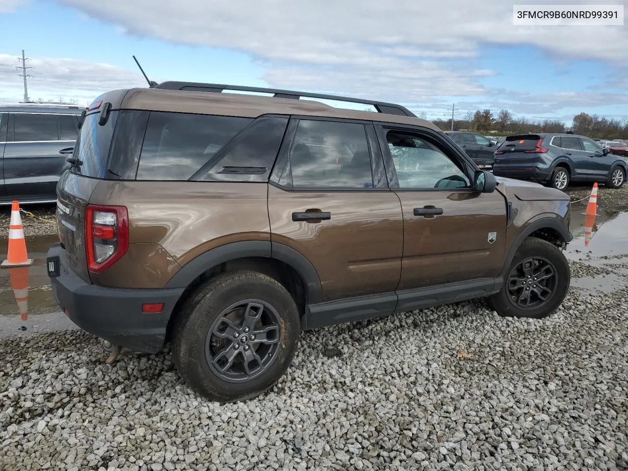 2022 Ford Bronco Sport Big Bend VIN: 3FMCR9B60NRD99391 Lot: 80326794