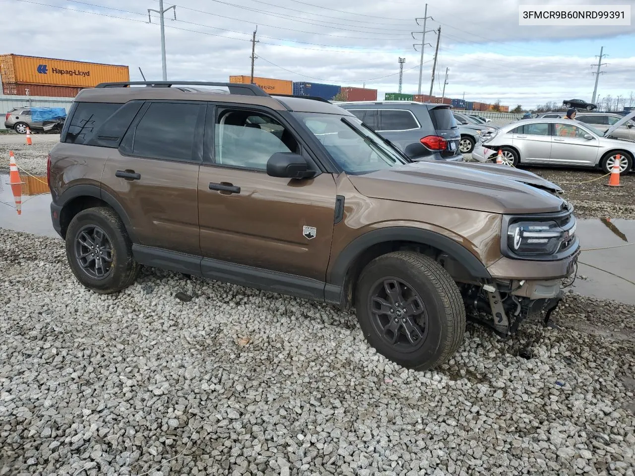 2022 Ford Bronco Sport Big Bend VIN: 3FMCR9B60NRD99391 Lot: 80326794