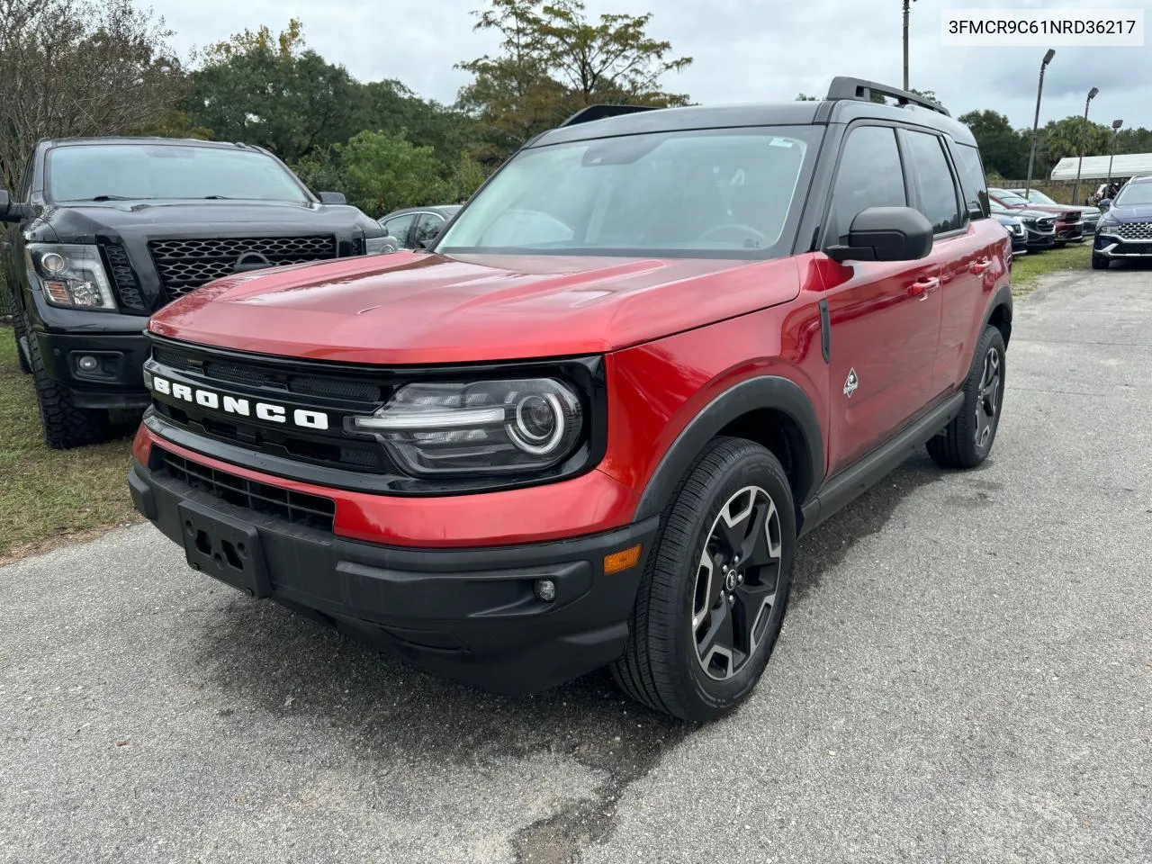 2022 Ford Bronco Sport Outer Banks VIN: 3FMCR9C61NRD36217 Lot: 80590174