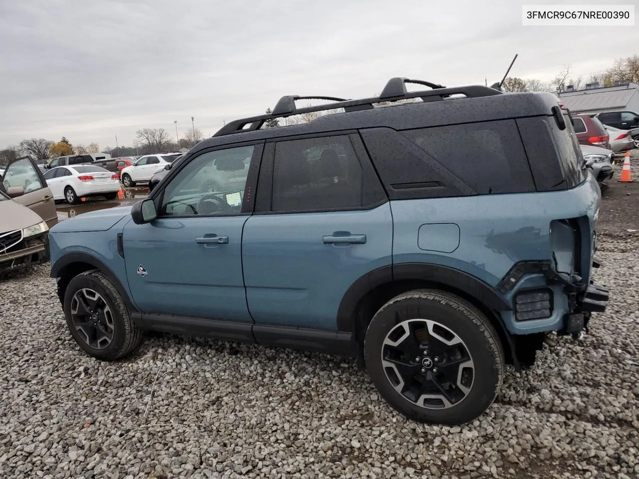 2022 Ford Bronco Sport Outer Banks VIN: 3FMCR9C67NRE00390 Lot: 80680994