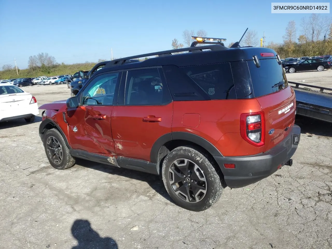 2022 Ford Bronco Sport Outer Banks VIN: 3FMCR9C60NRD14922 Lot: 81096774