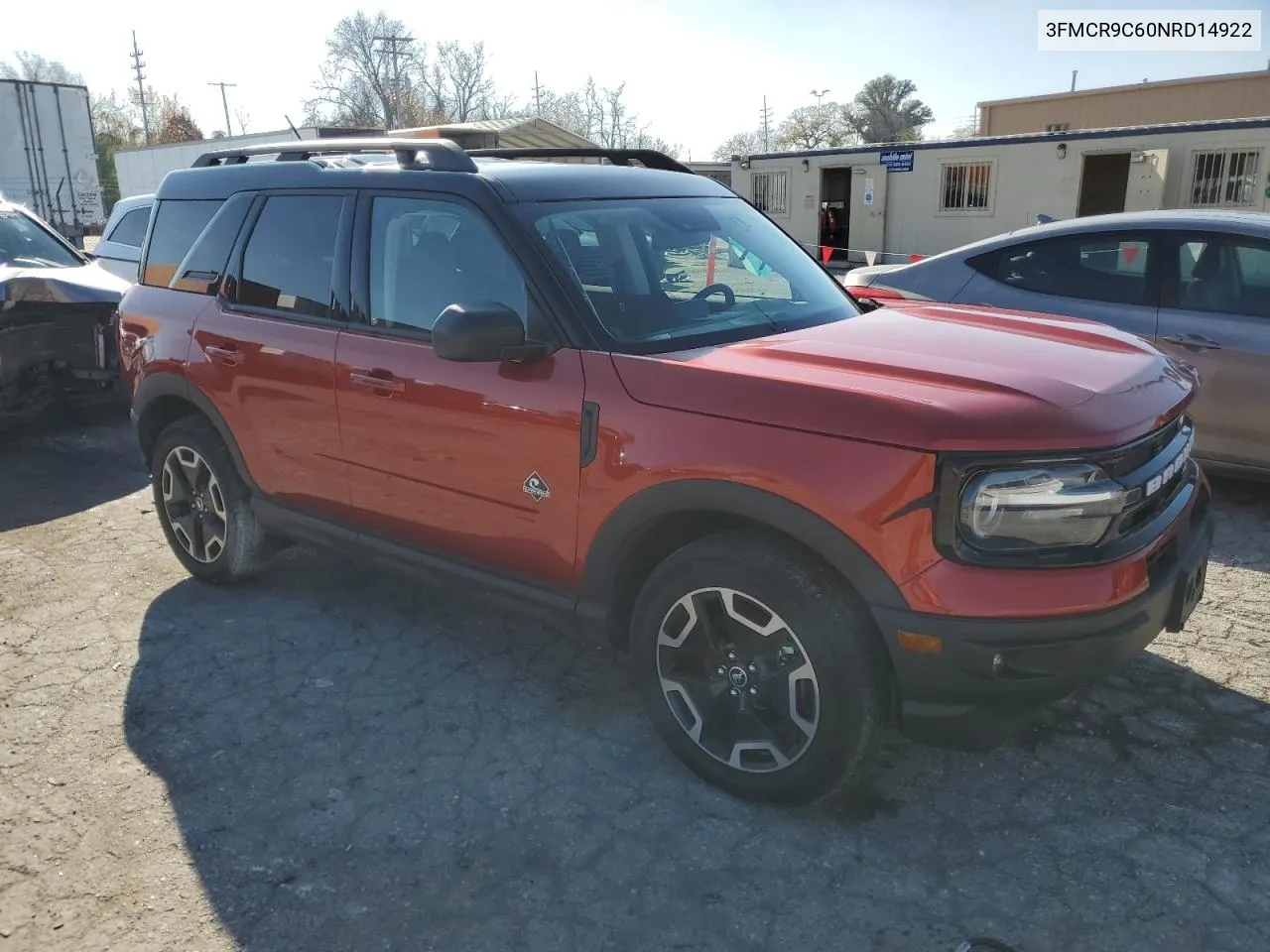 2022 Ford Bronco Sport Outer Banks VIN: 3FMCR9C60NRD14922 Lot: 81096774