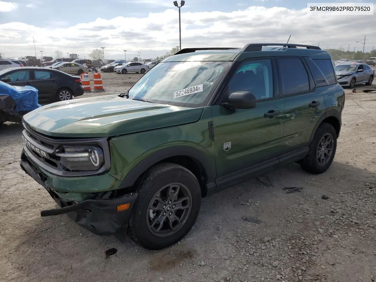 2023 Ford Bronco Sport Big Bend VIN: 3FMCR9B62PRD79520 Lot: 52246934