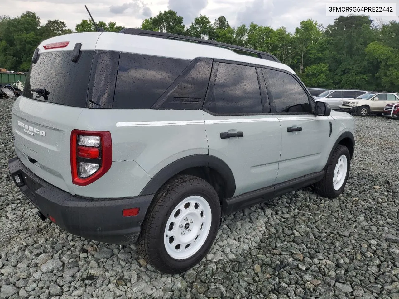 2023 Ford Bronco Sport Heritage VIN: 3FMCR9G64PRE22442 Lot: 56949344