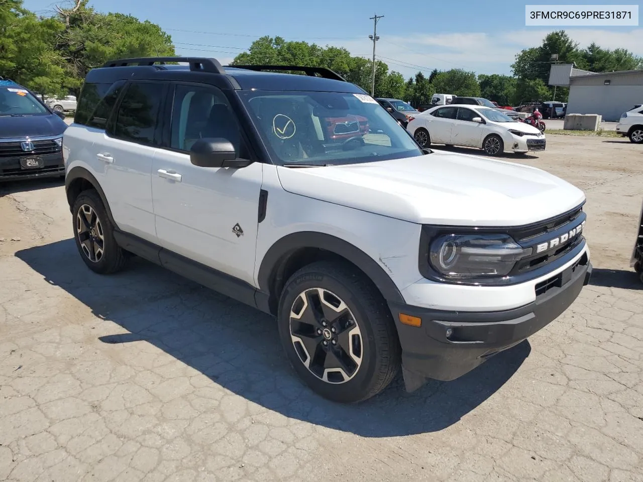 2023 Ford Bronco Sport Outer Banks VIN: 3FMCR9C69PRE31871 Lot: 58781374