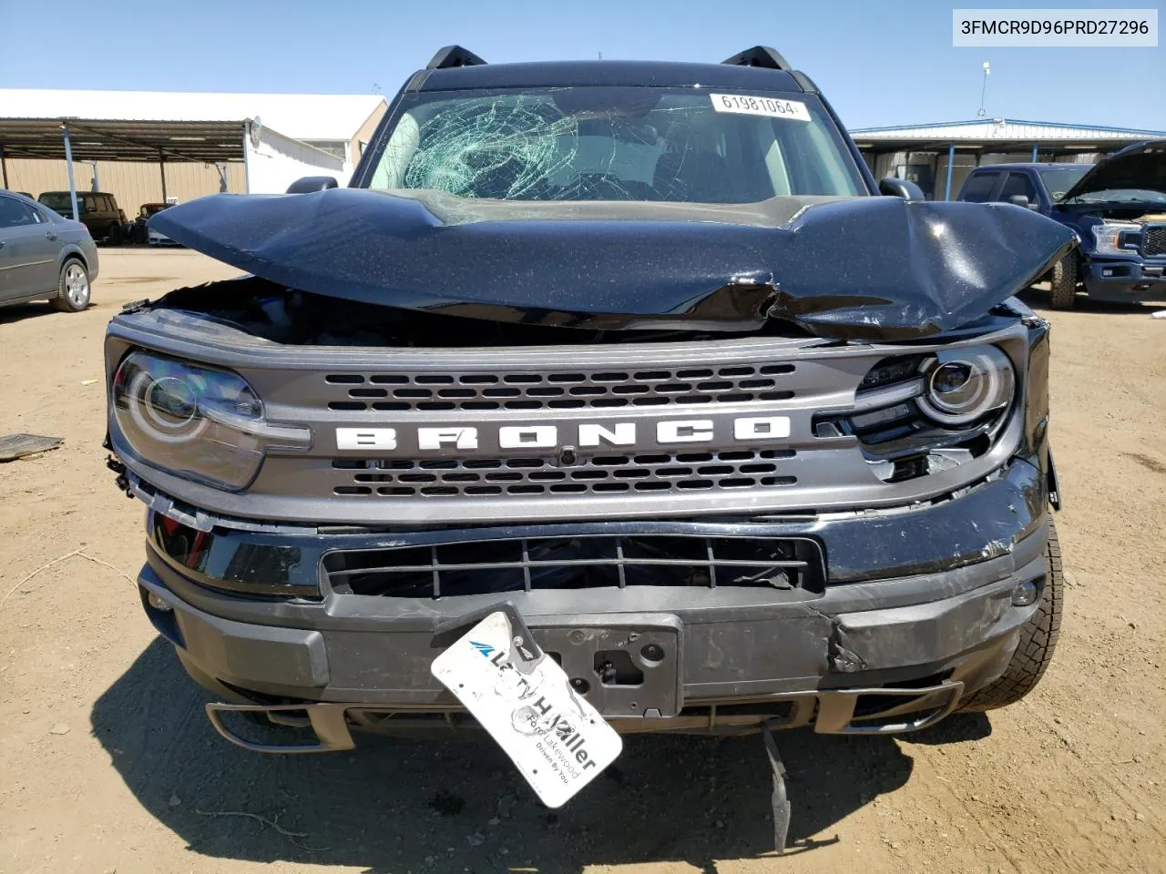 2023 Ford Bronco Sport Badlands VIN: 3FMCR9D96PRD27296 Lot: 61981064