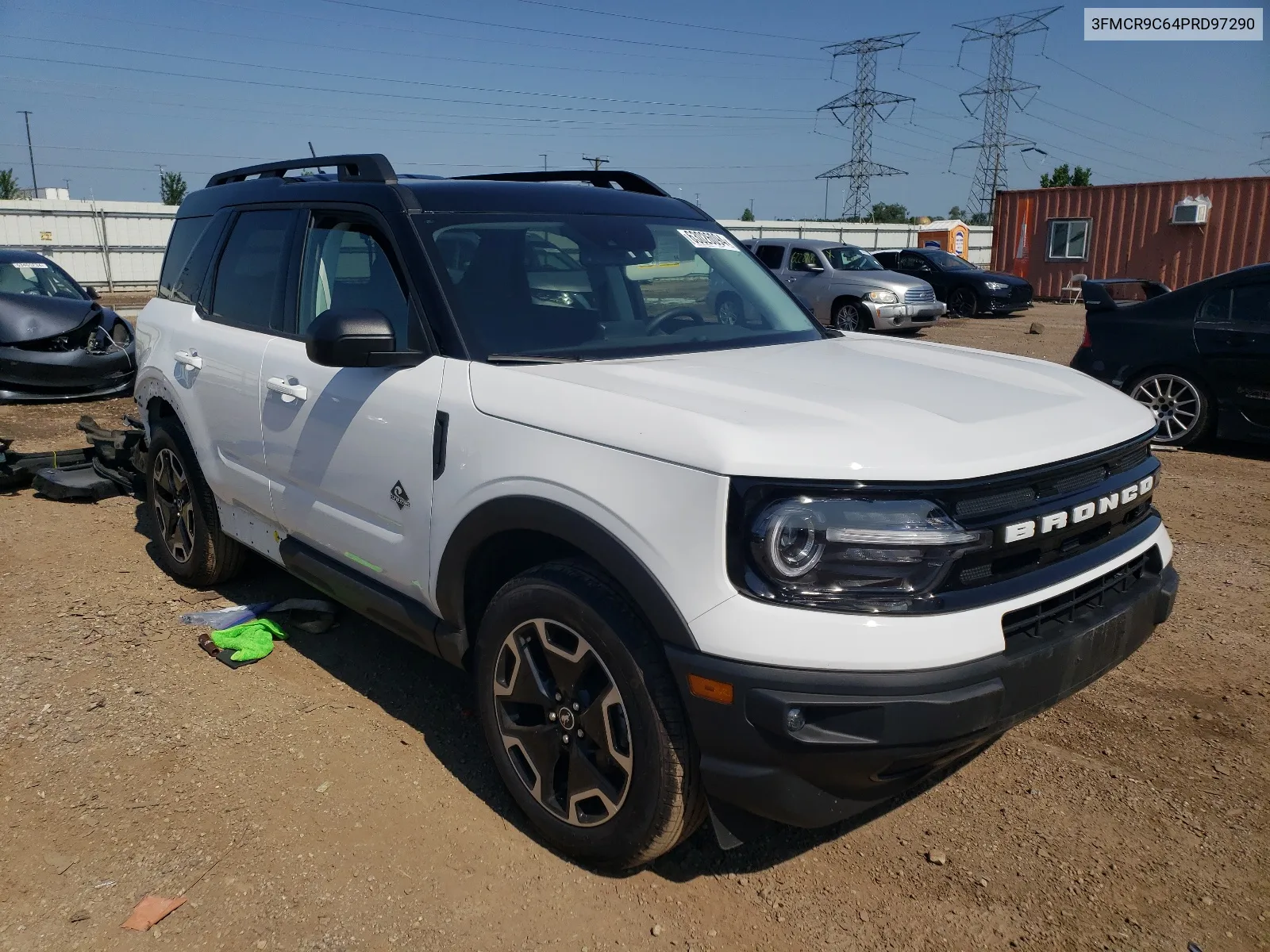 2023 Ford Bronco Sport Outer Banks VIN: 3FMCR9C64PRD97290 Lot: 63026094